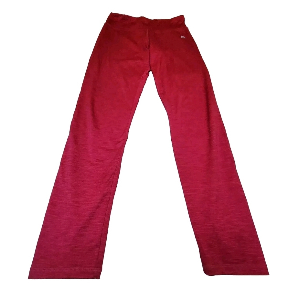 RBX Women's Medium Red Leggings Workout Gym Yoga Stretch Active Compression Pant